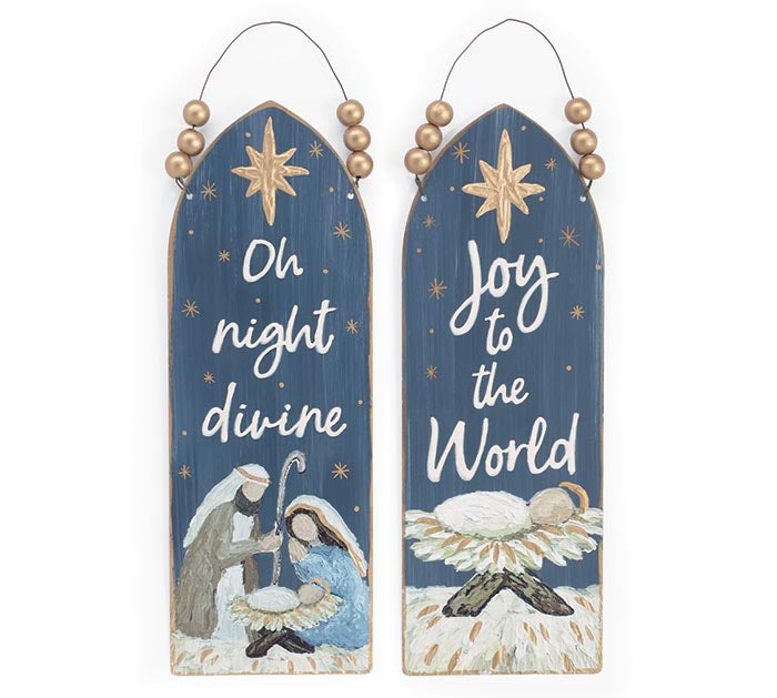 Divine Night Tin Arch Wall Hanger