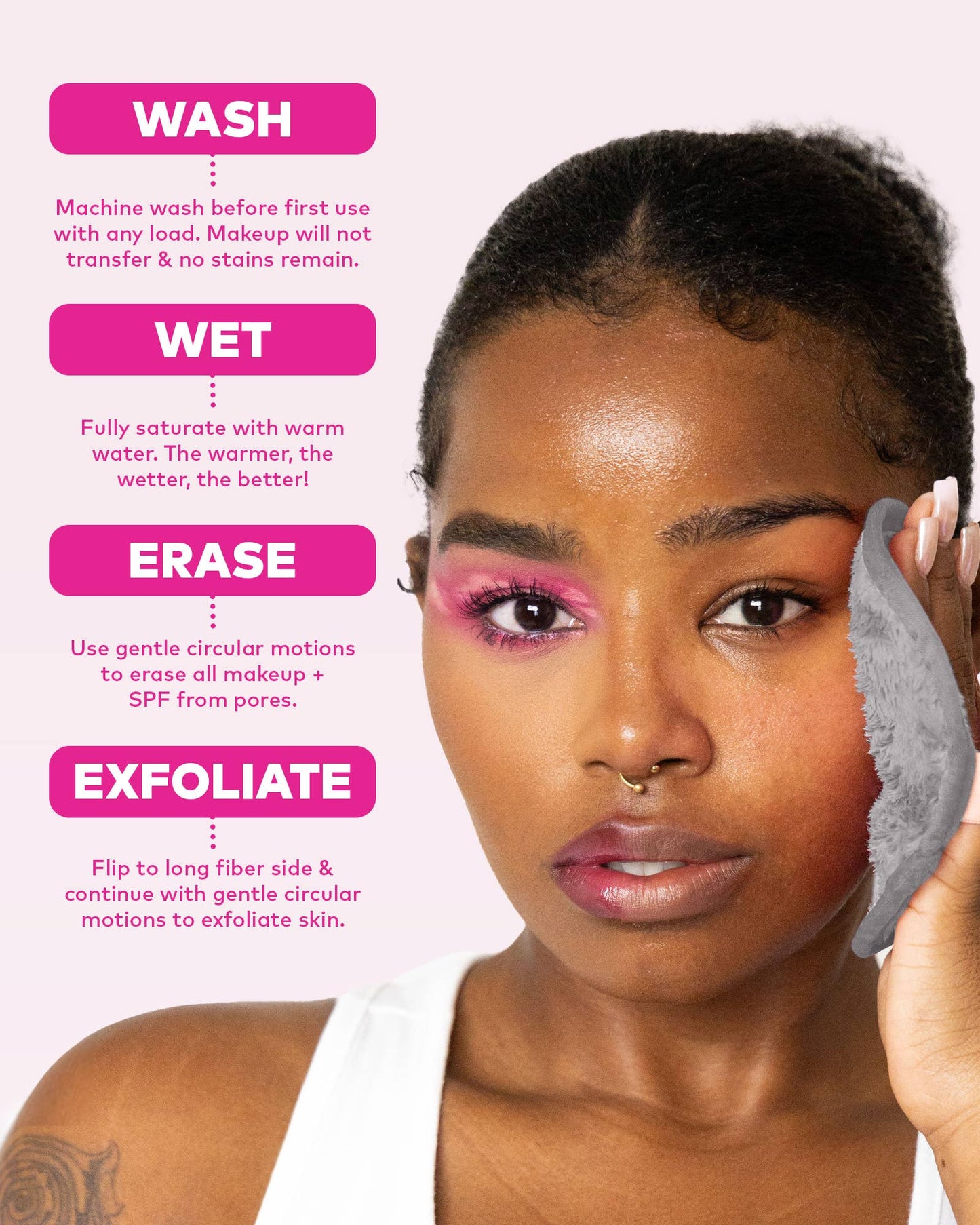 Cool Neutral MakeUp Eraser 7-Day Set