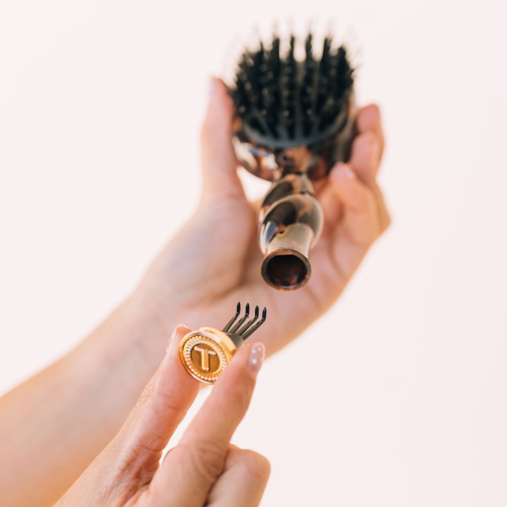 TELETIES - Mini Boar Brush | Tortoise - Shoppe3130