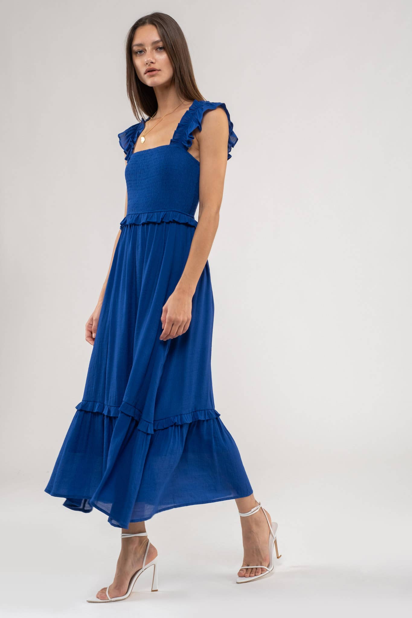 Flutter Flies Midi Dress