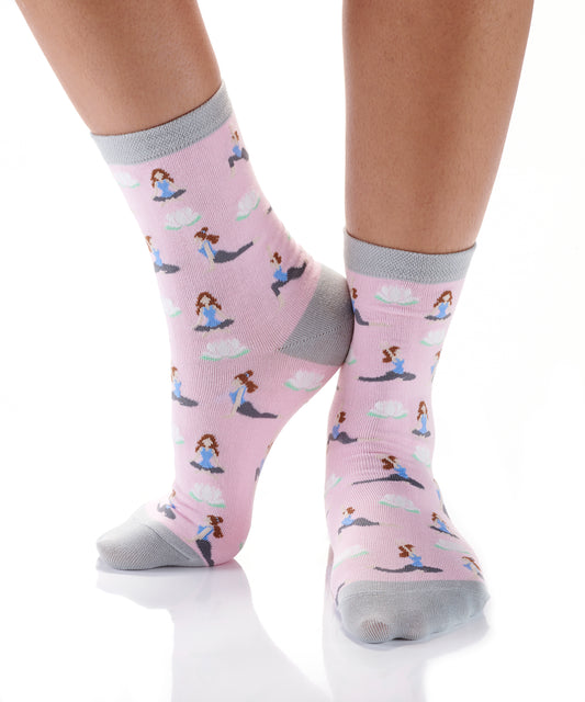 Women's Crew Socks Yoga Fitness