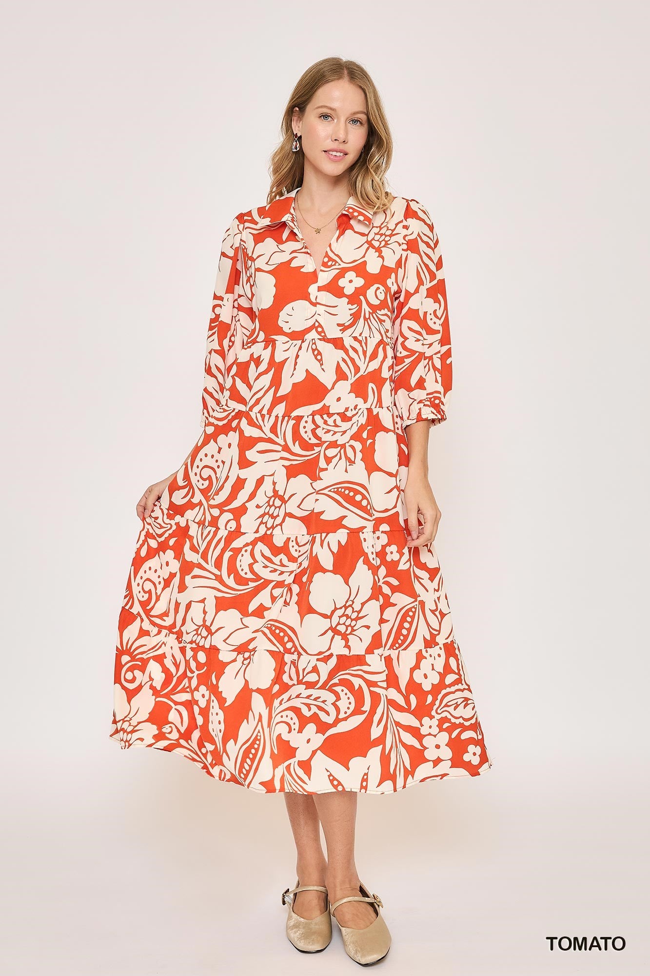 Carley Midi Dress - Shoppe3130