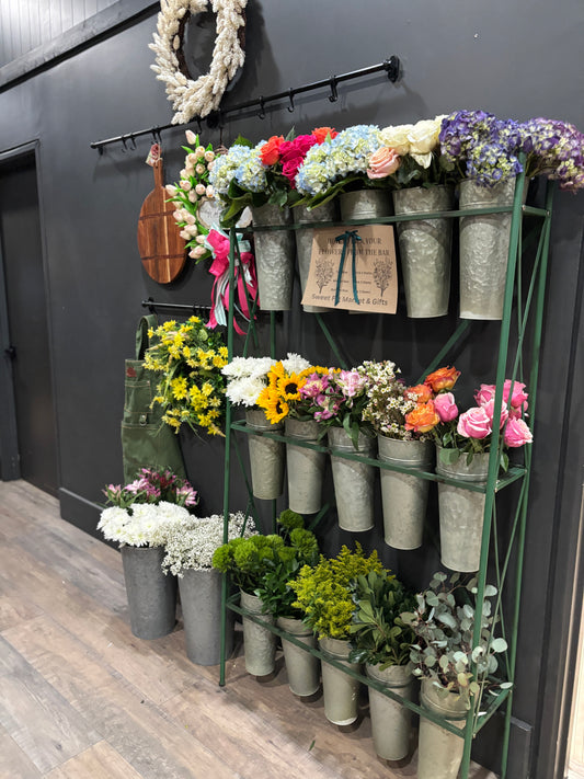 Large Flower Bar Rental and Florals