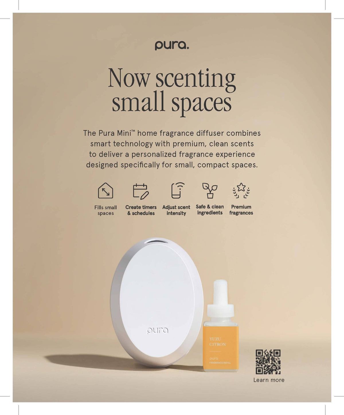 Pura - Shelf Talker Display - Pura Diffusers: Pura Plus