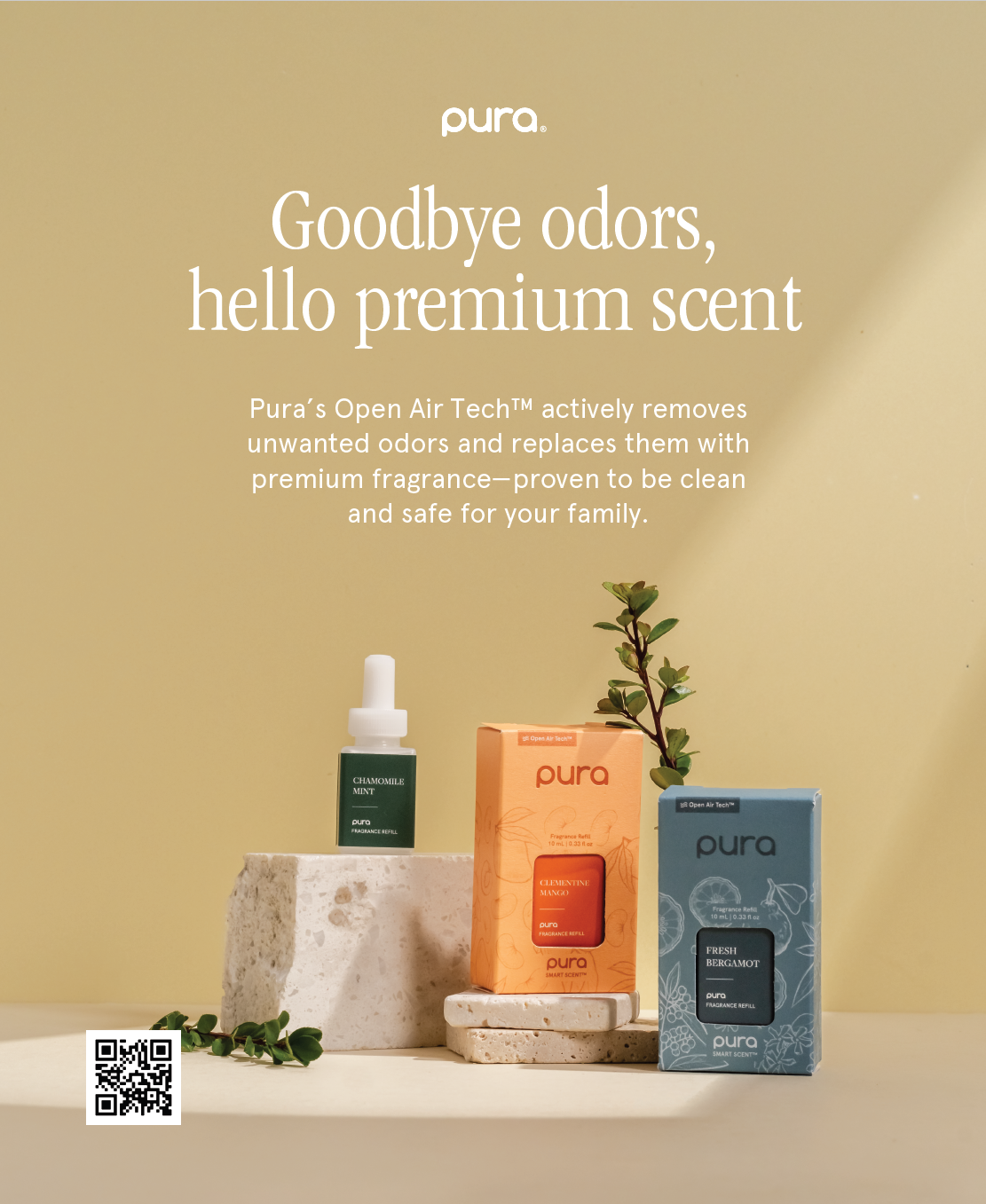 Pura - Shelf Talker Display - Pura Diffusers: Pura Plus
