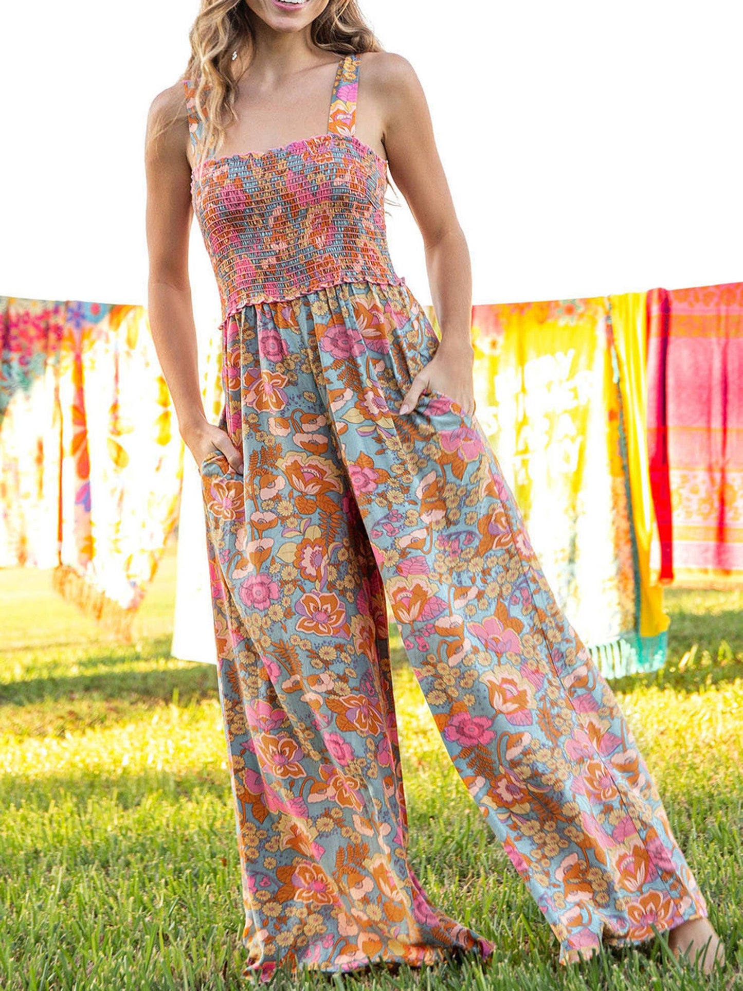 Flowers and Frills Jumpsuit