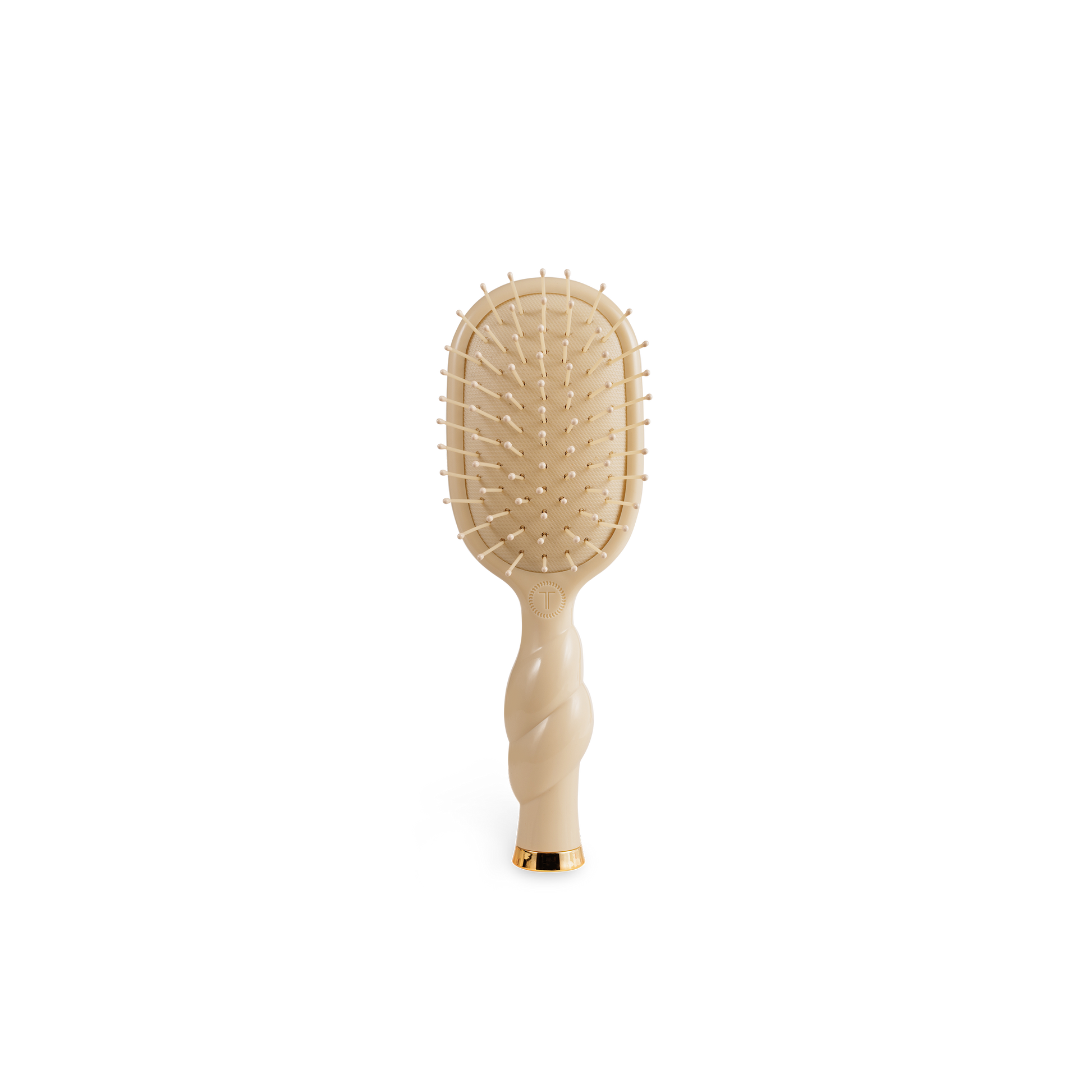 TELETIES - Mini Detangler Brush for Medium Hair - Tan - Shoppe3130