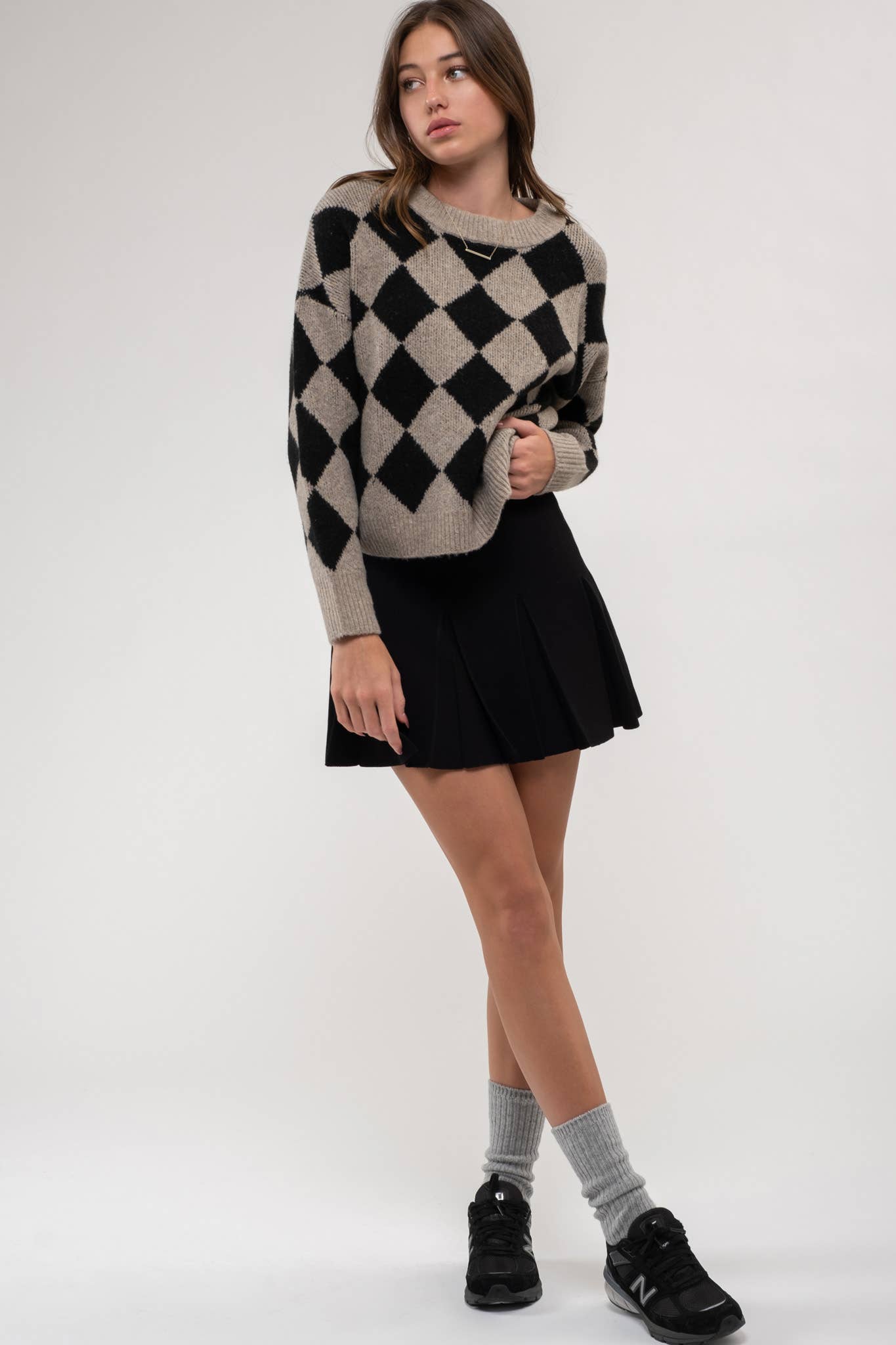 The Quinn Crew Knit Sweater