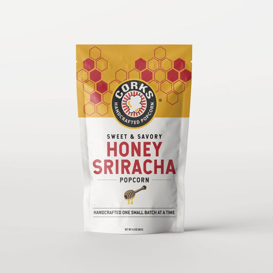 Corks Popcorn - Honey Sriracha **Limited Time Only** - Shoppe3130