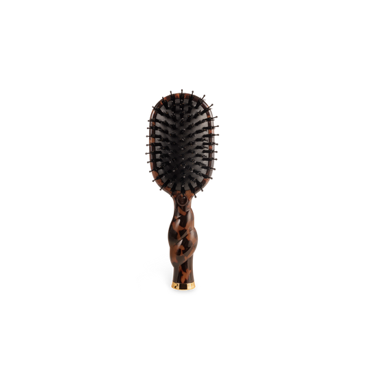 TELETIES - Mini Boar Brush | Tortoise - Shoppe3130