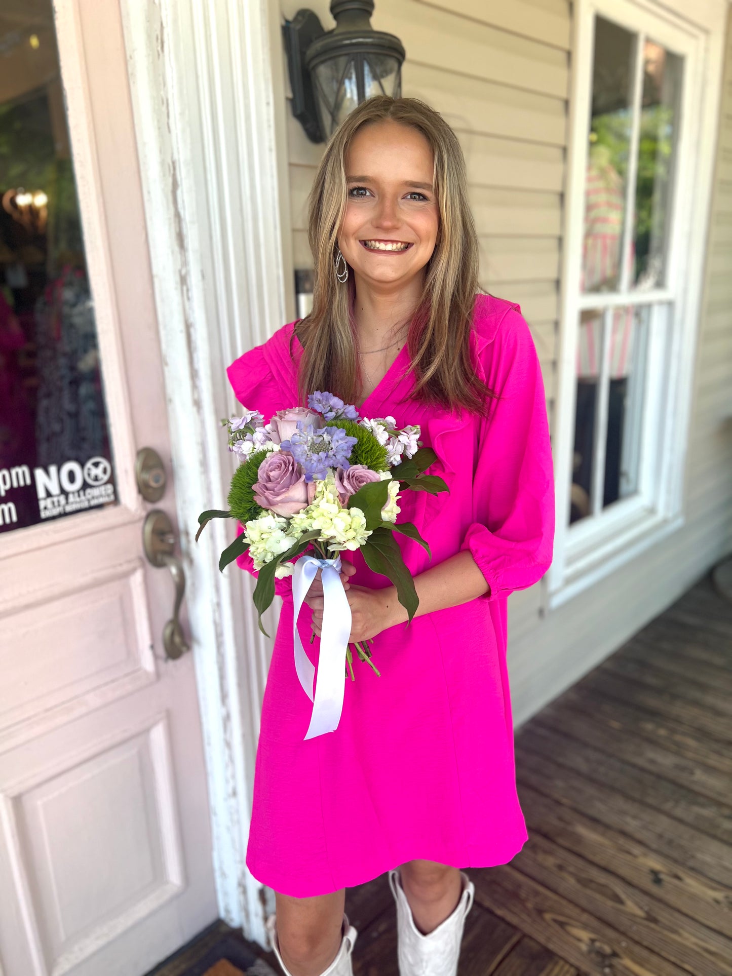 Emerson Pleat Dress - Shoppe3130