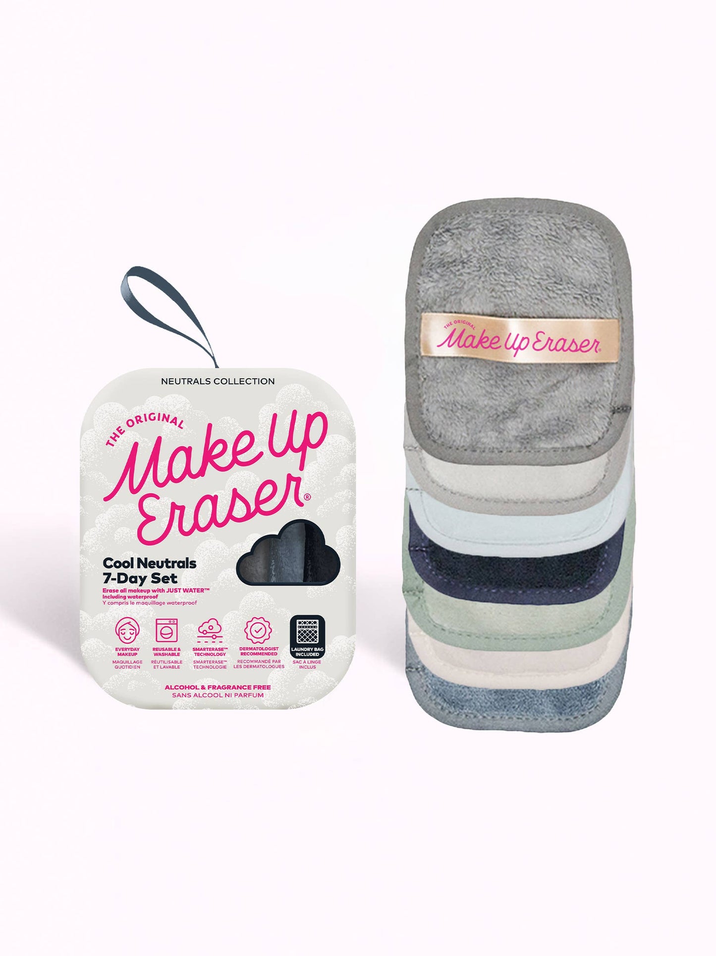 Cool Neutral MakeUp Eraser 7-Day Set