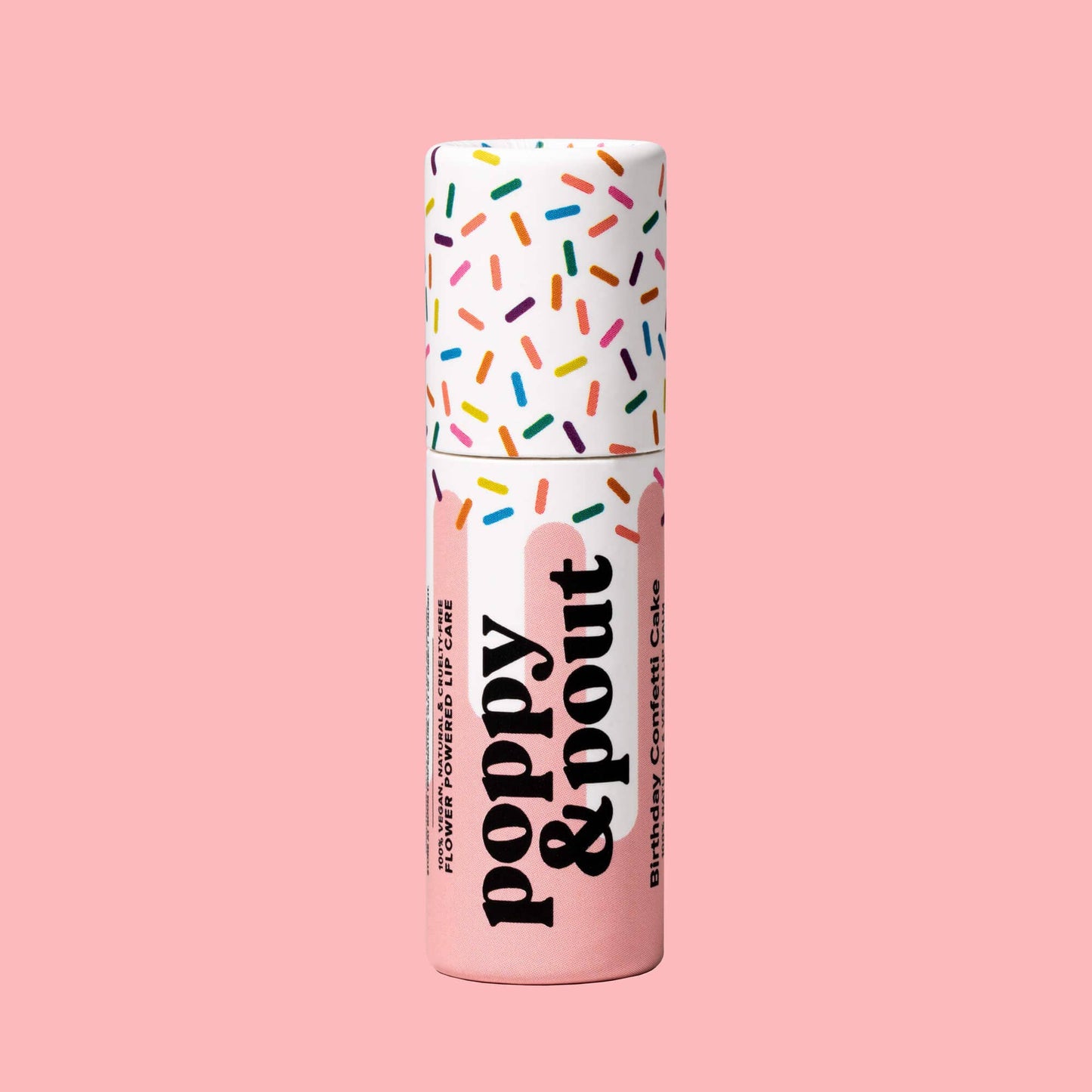 Pink Birthday Confetti Cake Poppy & Pout Lip Balm