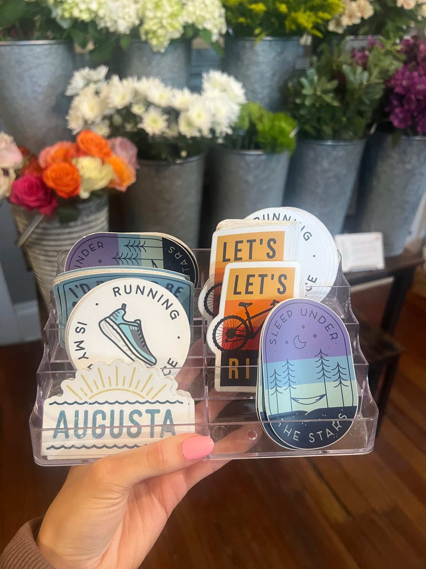 I'd Rather Be At The River Waterproof Sticker