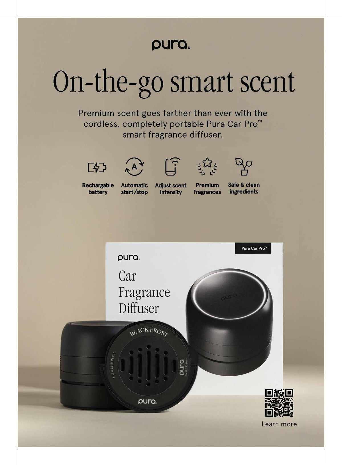 Pura - Shelf Talker Display - Pura Diffusers: Pura Plus
