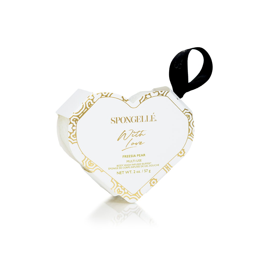 Spongellé With Love Heart Buffer | Freesia Pear