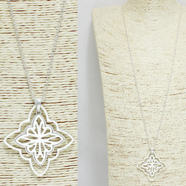 Jilliana Quatrefoil Necklace