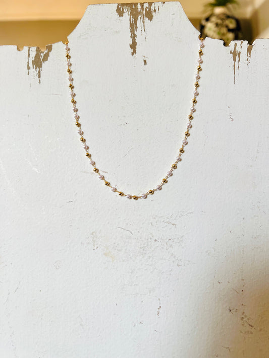 Champagne Kiss Pearl Necklace - Shoppe3130