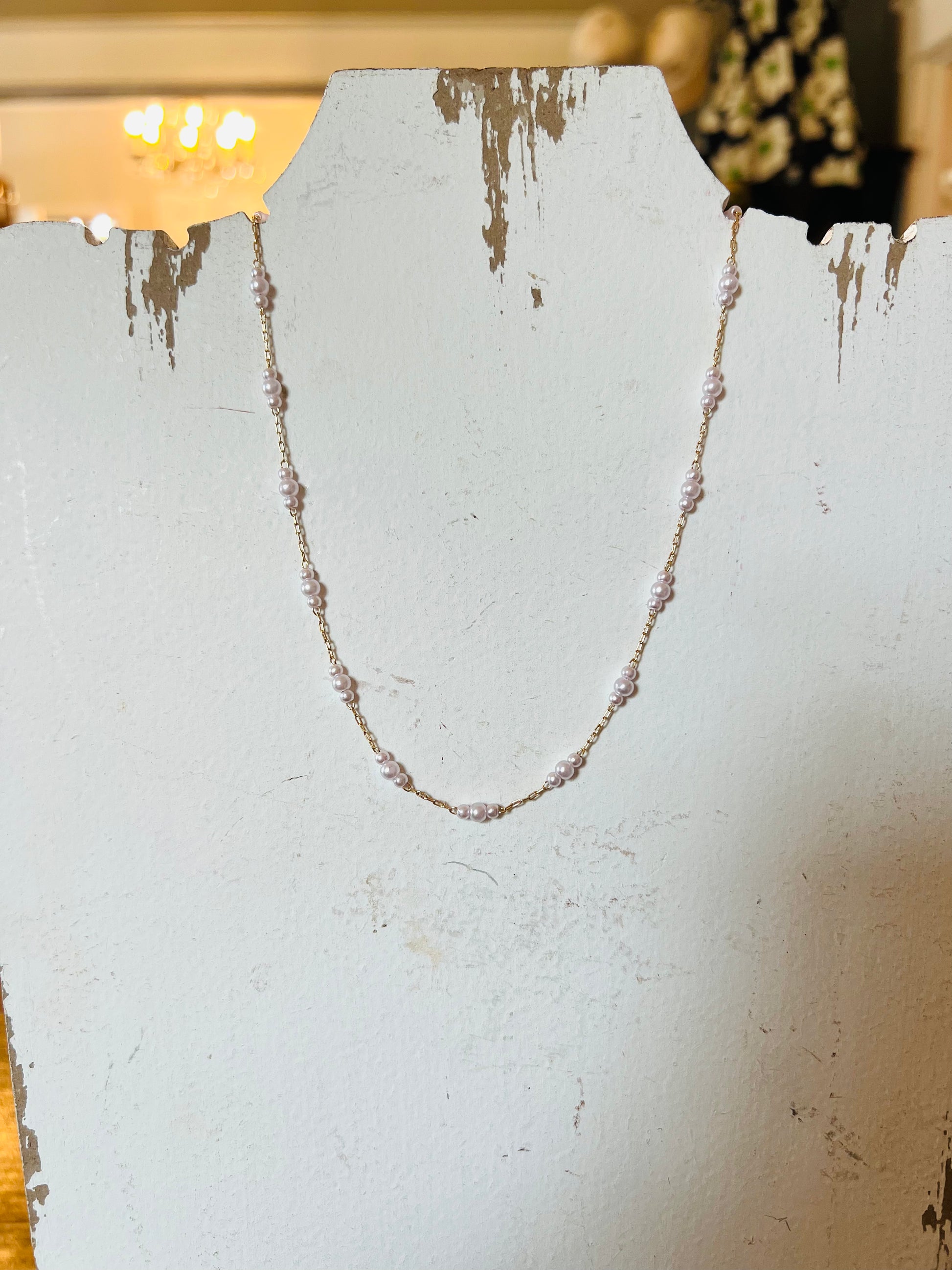 Sweetheart Pearl Dainty Necklace - Shoppe3130