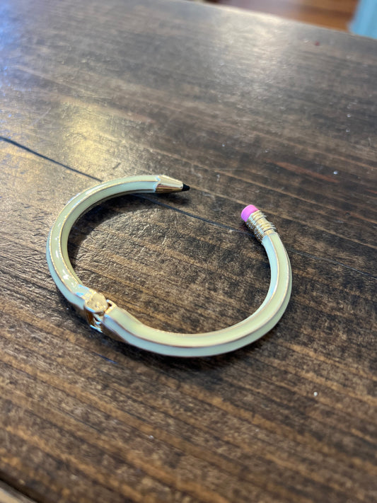 Pencil Bangle Bracelet