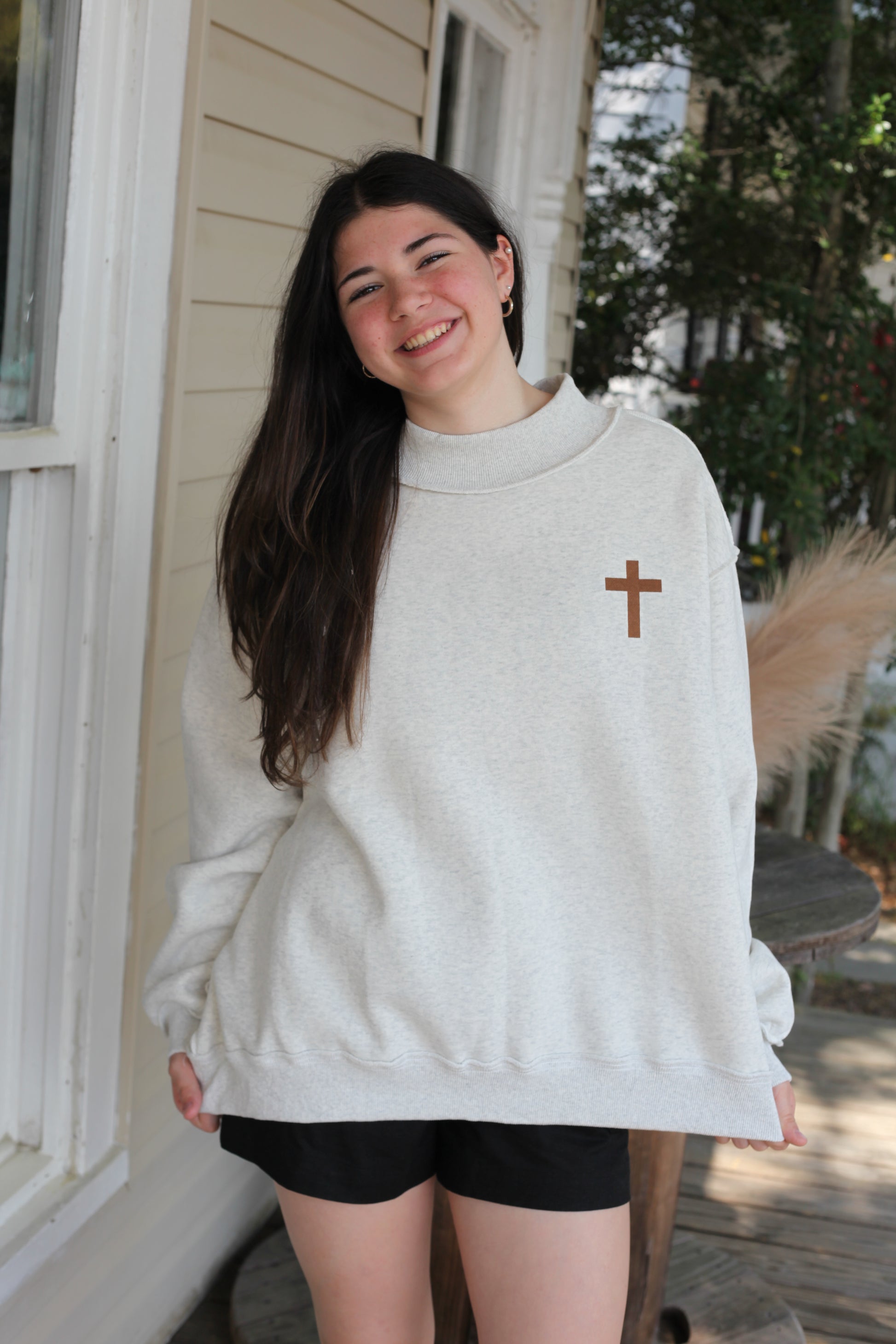 Reversible Sweatshirt CROSS & JESUS SAVES - Shoppe3130
