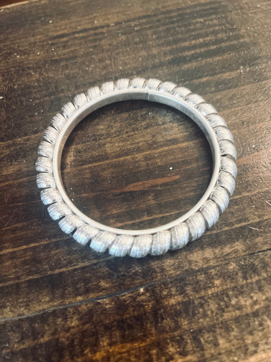 Silver Halo Bangle