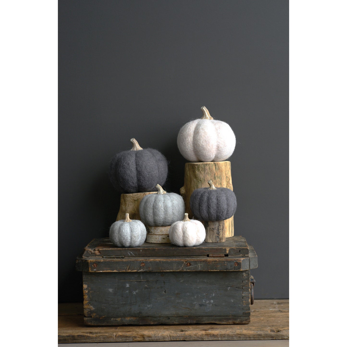 FINAL SALE Wool Pumpkin