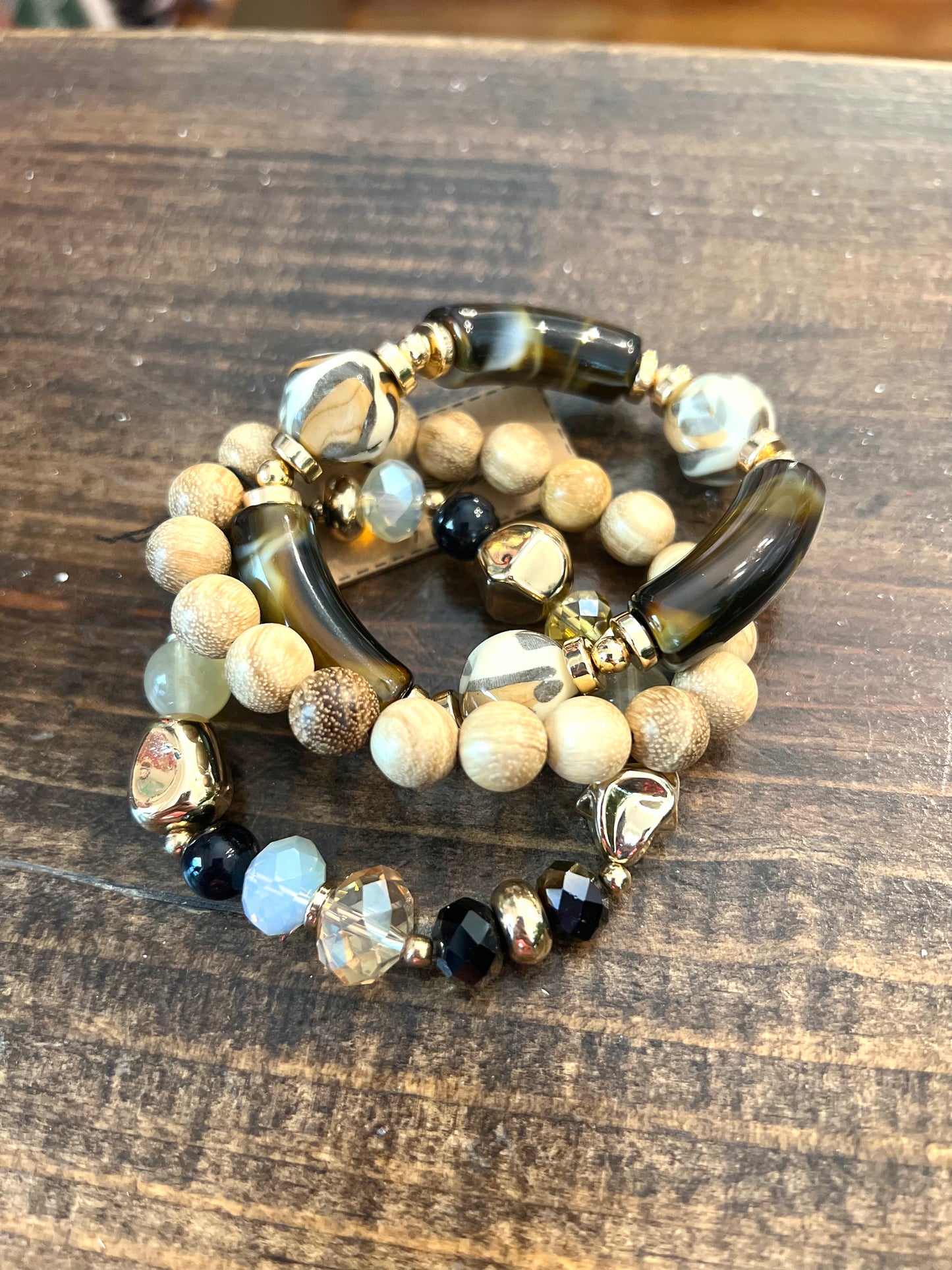 Boho Luxe Beaded Bracelet Stack