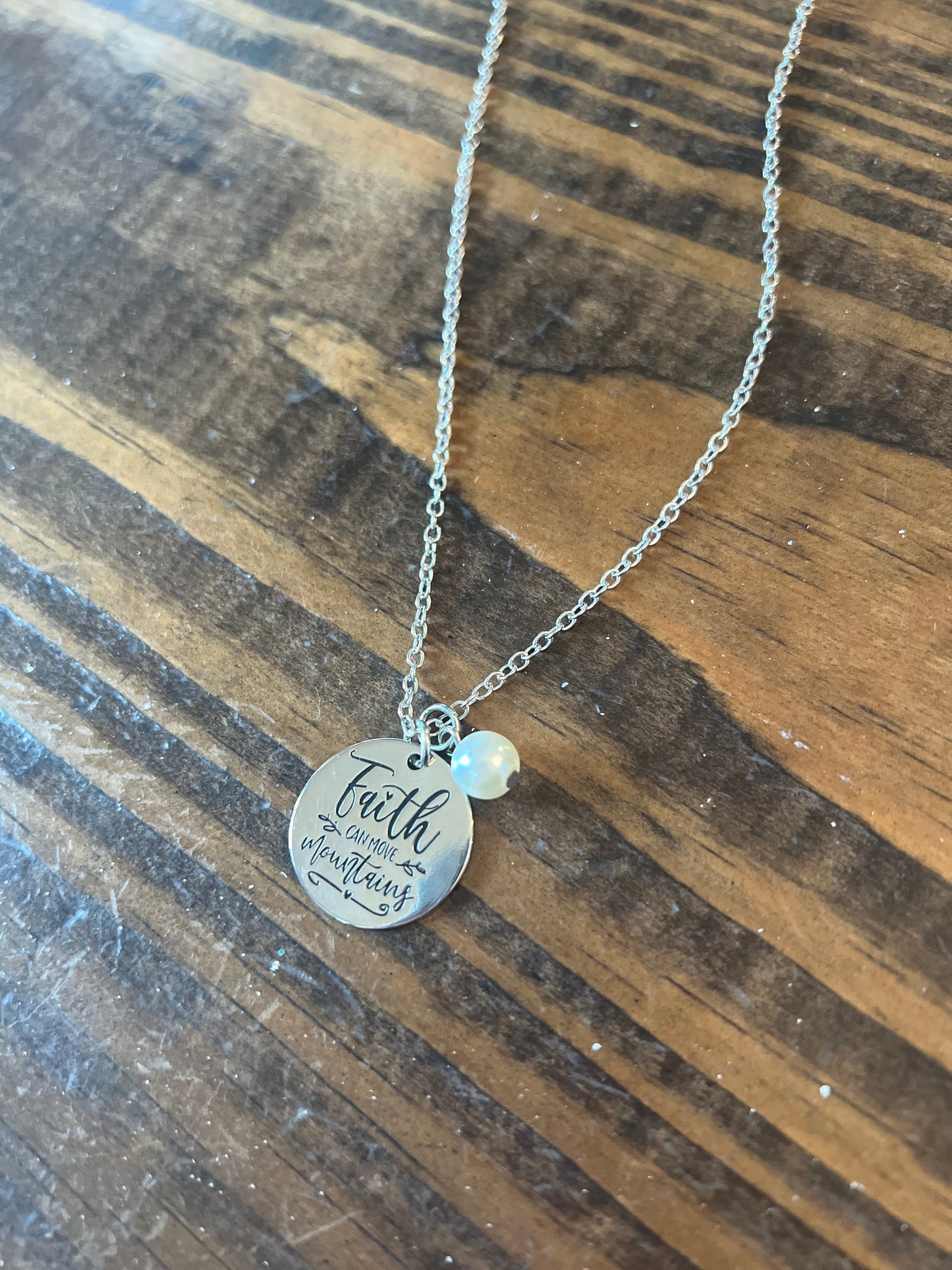 DOORBUSTER Silver Circle Inspiration Necklace