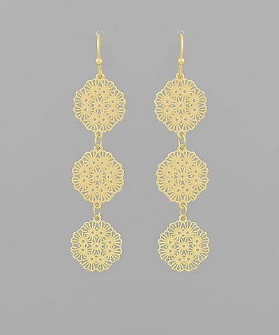 Making Moves Filigree Earrings