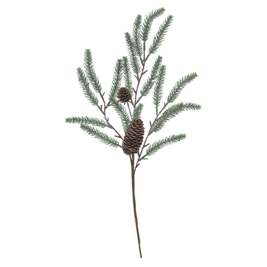 Thin Spruce & Cone Spray -18 inches