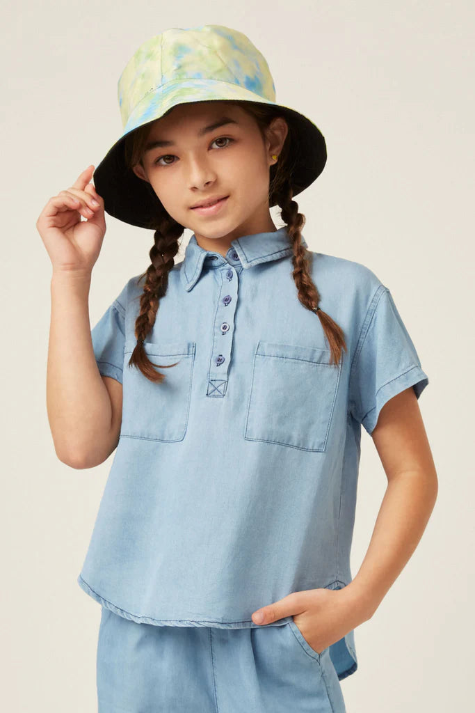 Girls Diana Denim Top