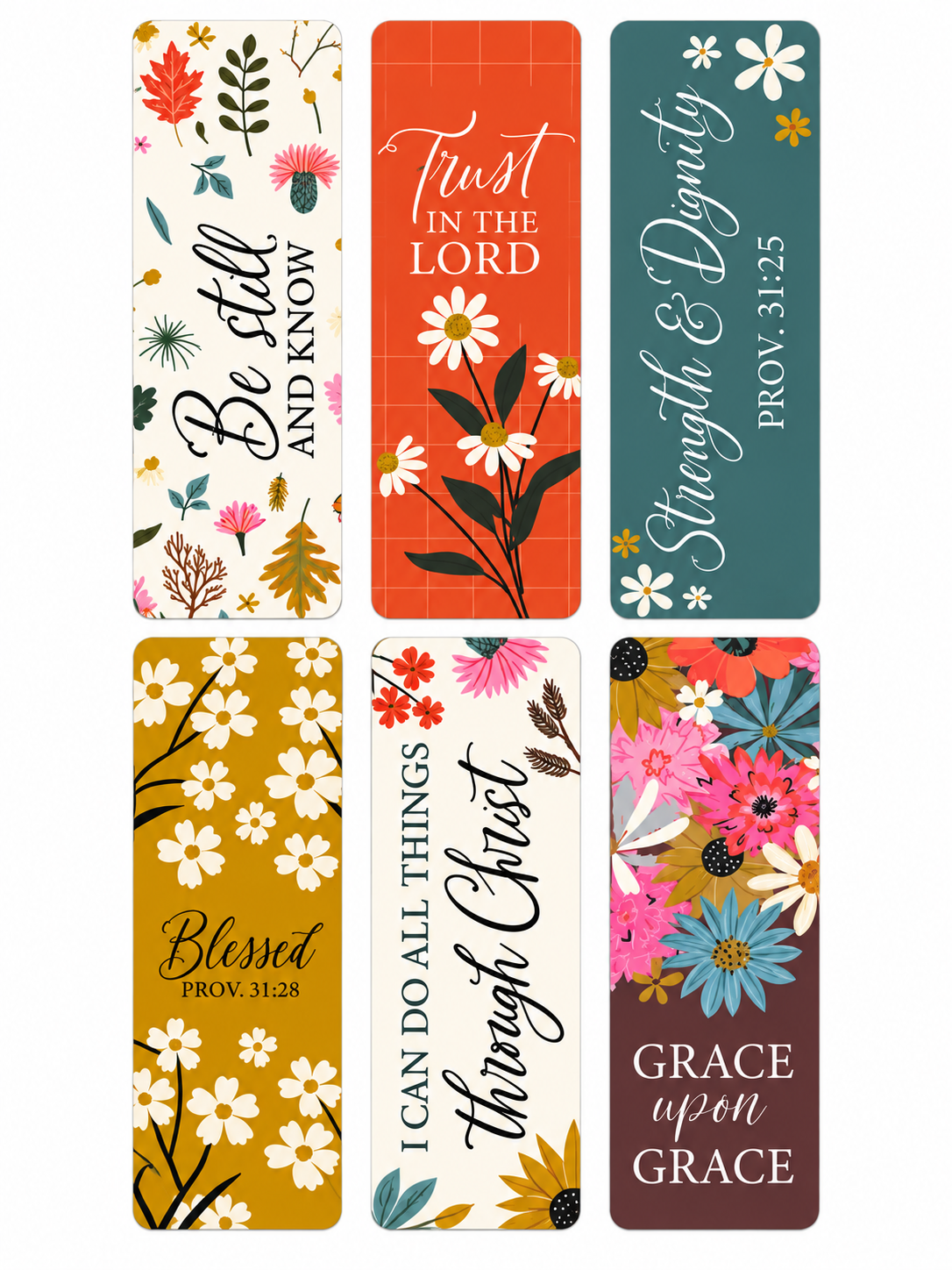 Strength and Dignity Magnetic Bookmark Set - Proverbs 16:24