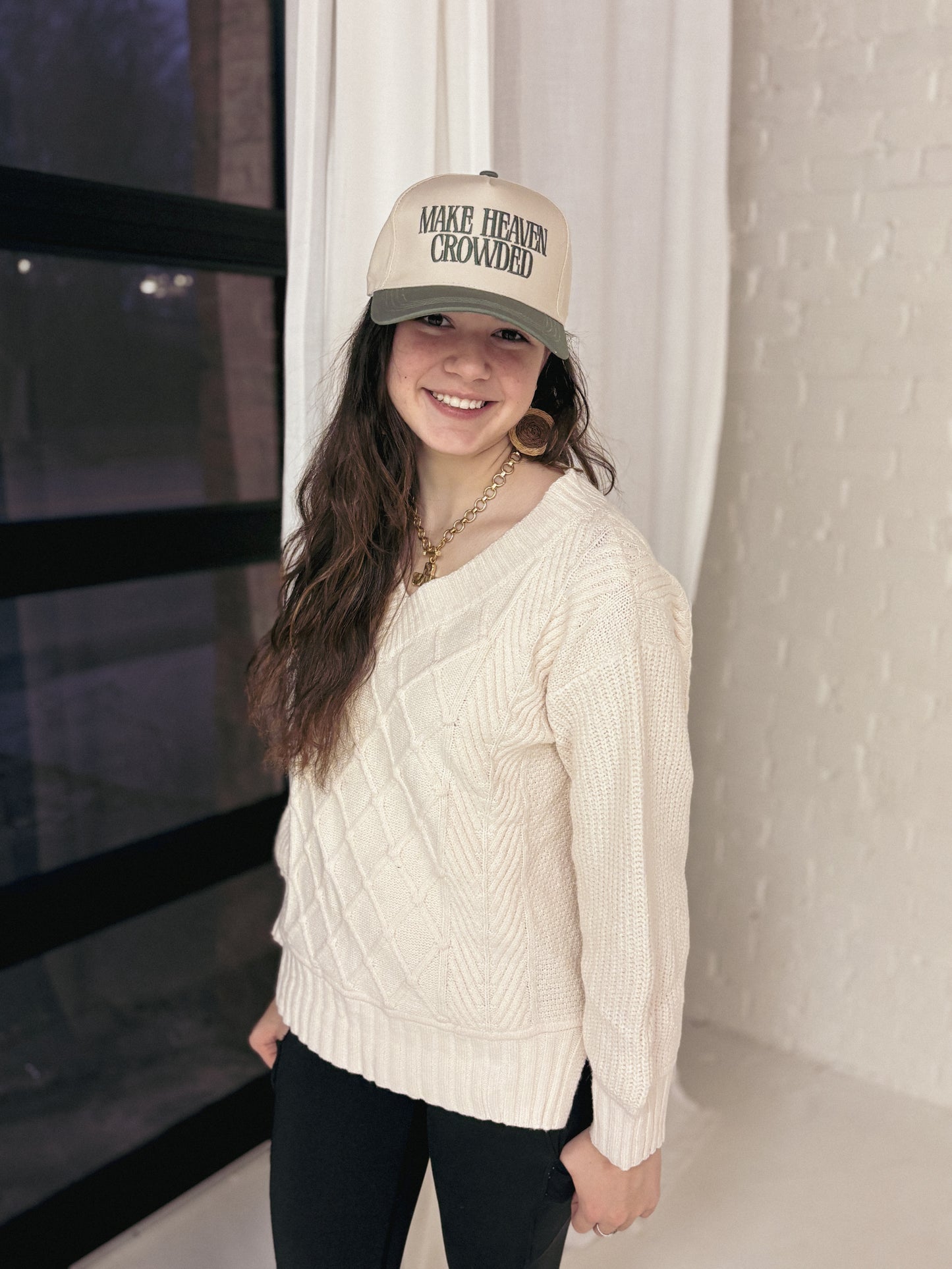 Make Heaven Crowded Trucker Hat - Shoppe3130