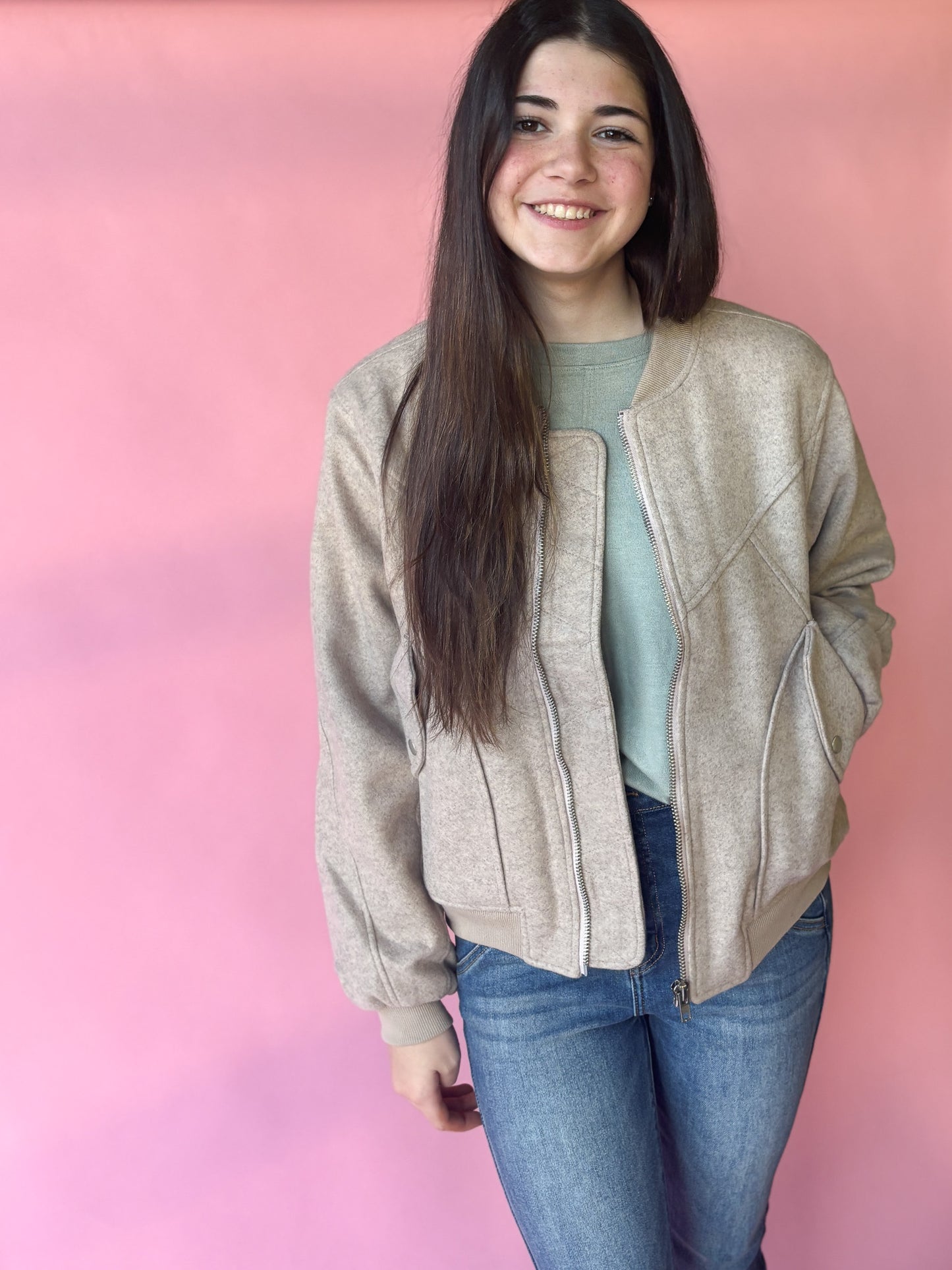 Luxe Modern Muse Bomber Jacket