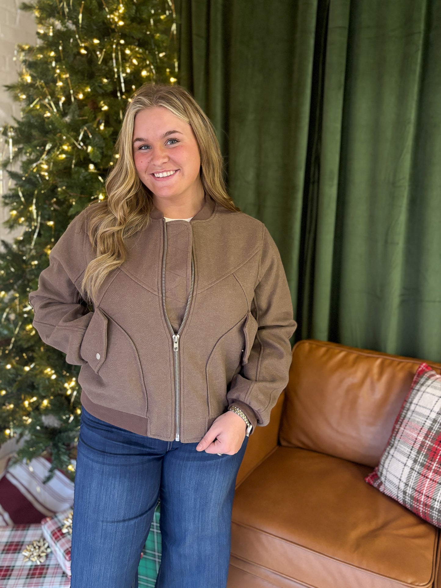 Luxe Modern Muse Bomber Jacket