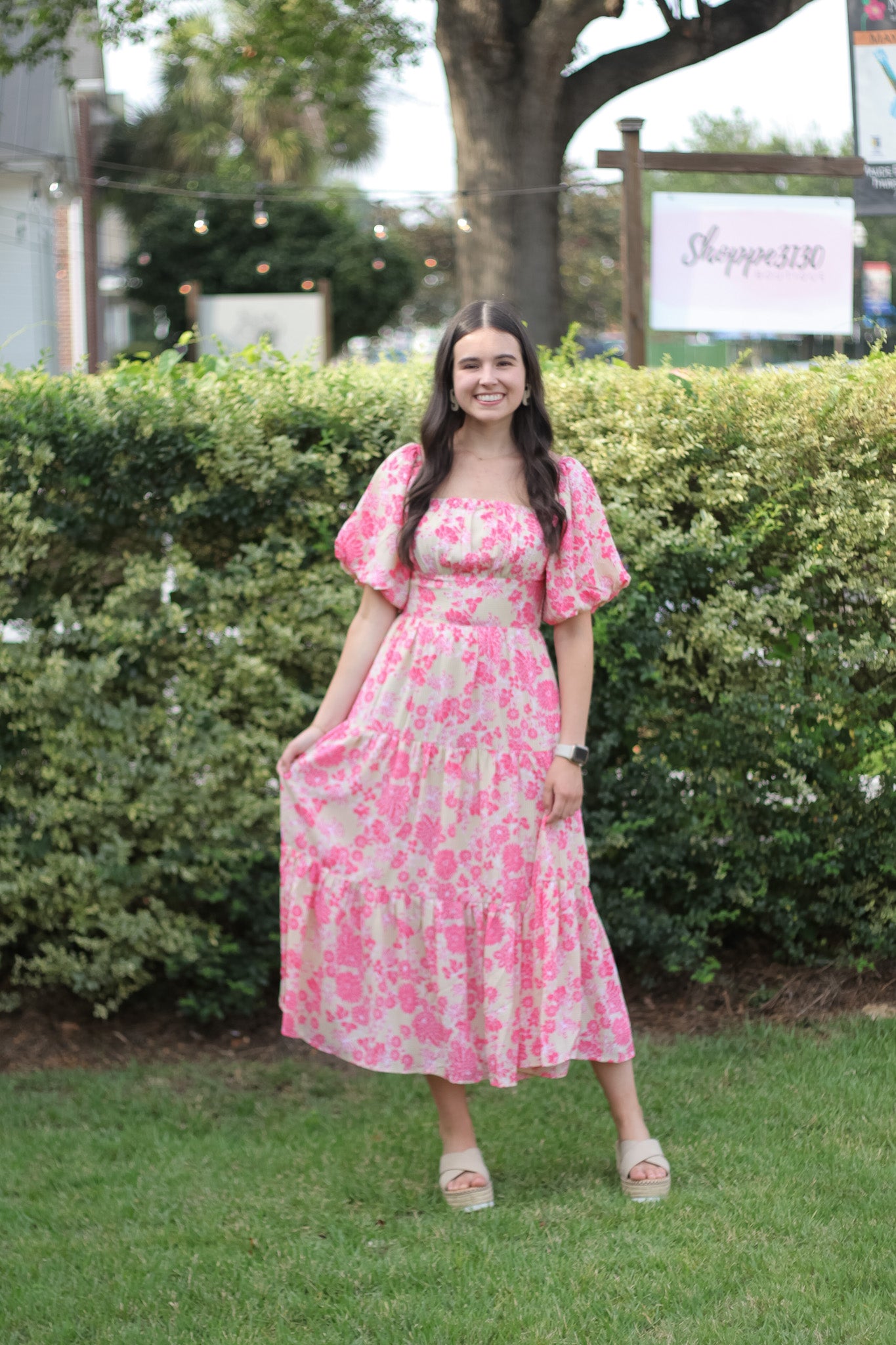 Miracles Floral Tiered Maxi Dress