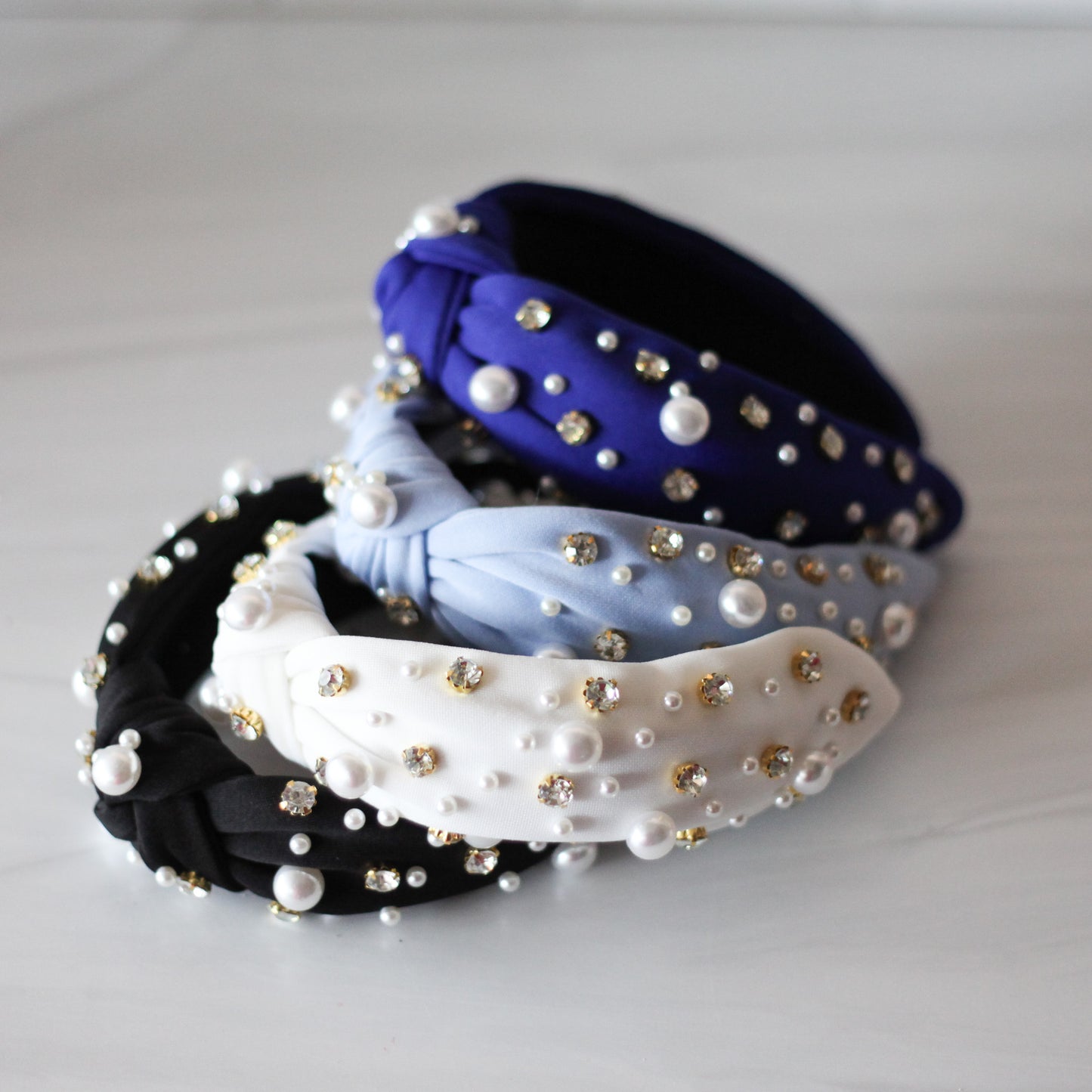 Blues and Bubbles Headband Collection