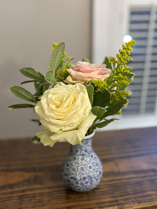 My Blue Chinoiserie Vase Arrangement
