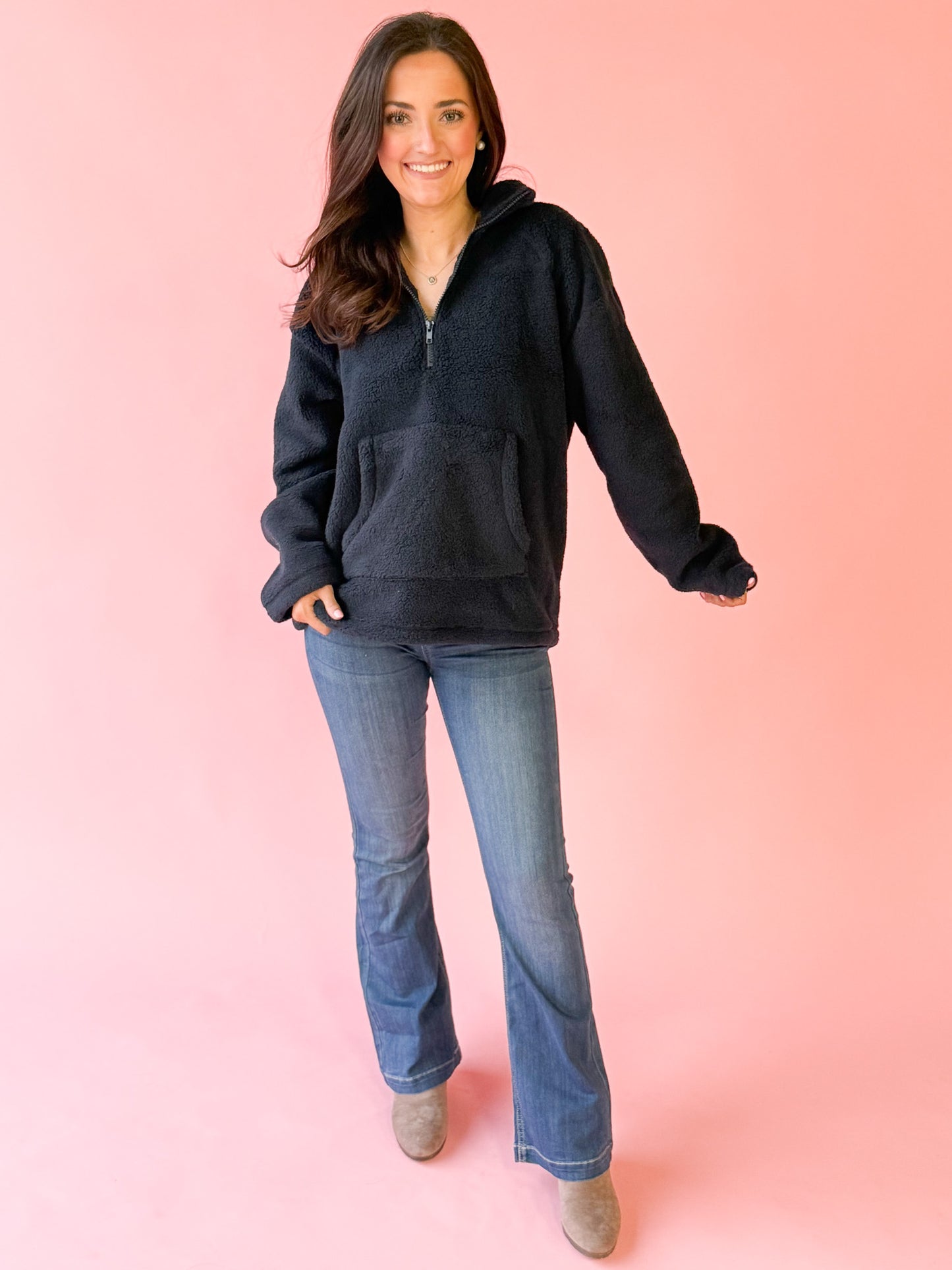 The Blue Ridge Half Zip Fleece Pullover