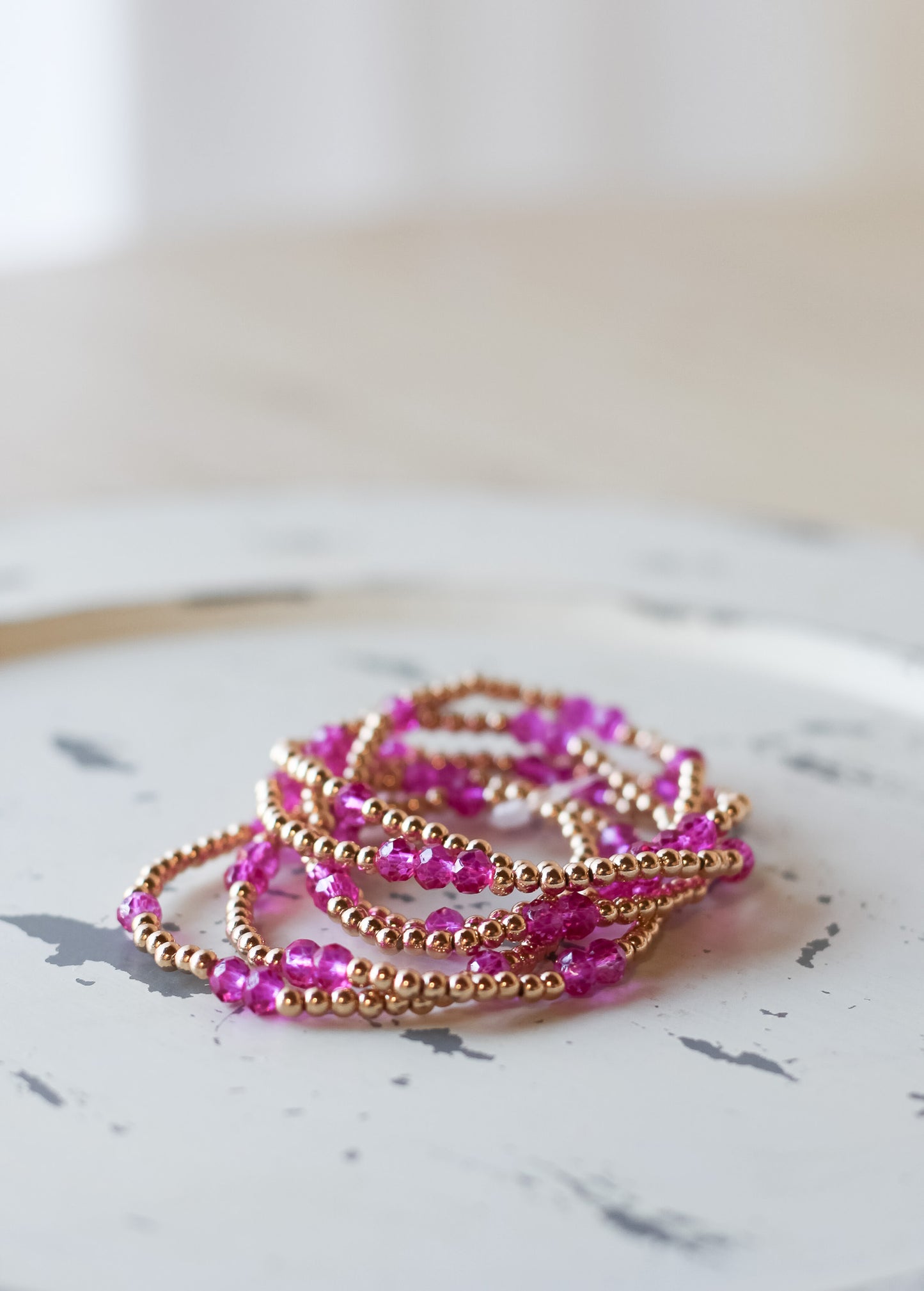 Water Resistant Beaded Color Bracelet - Shoppe3130