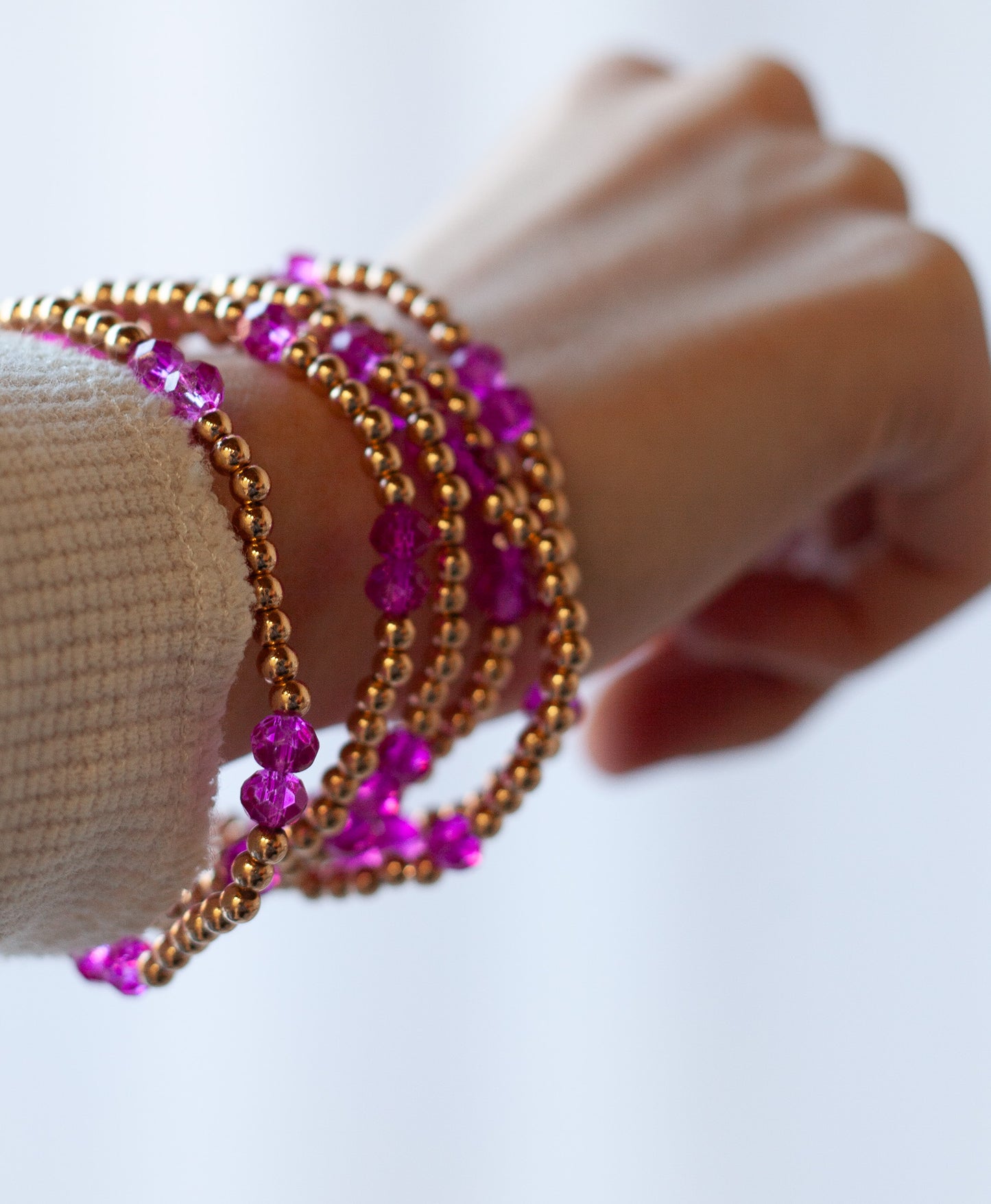 Water Resistant Beaded Color Bracelet - Shoppe3130