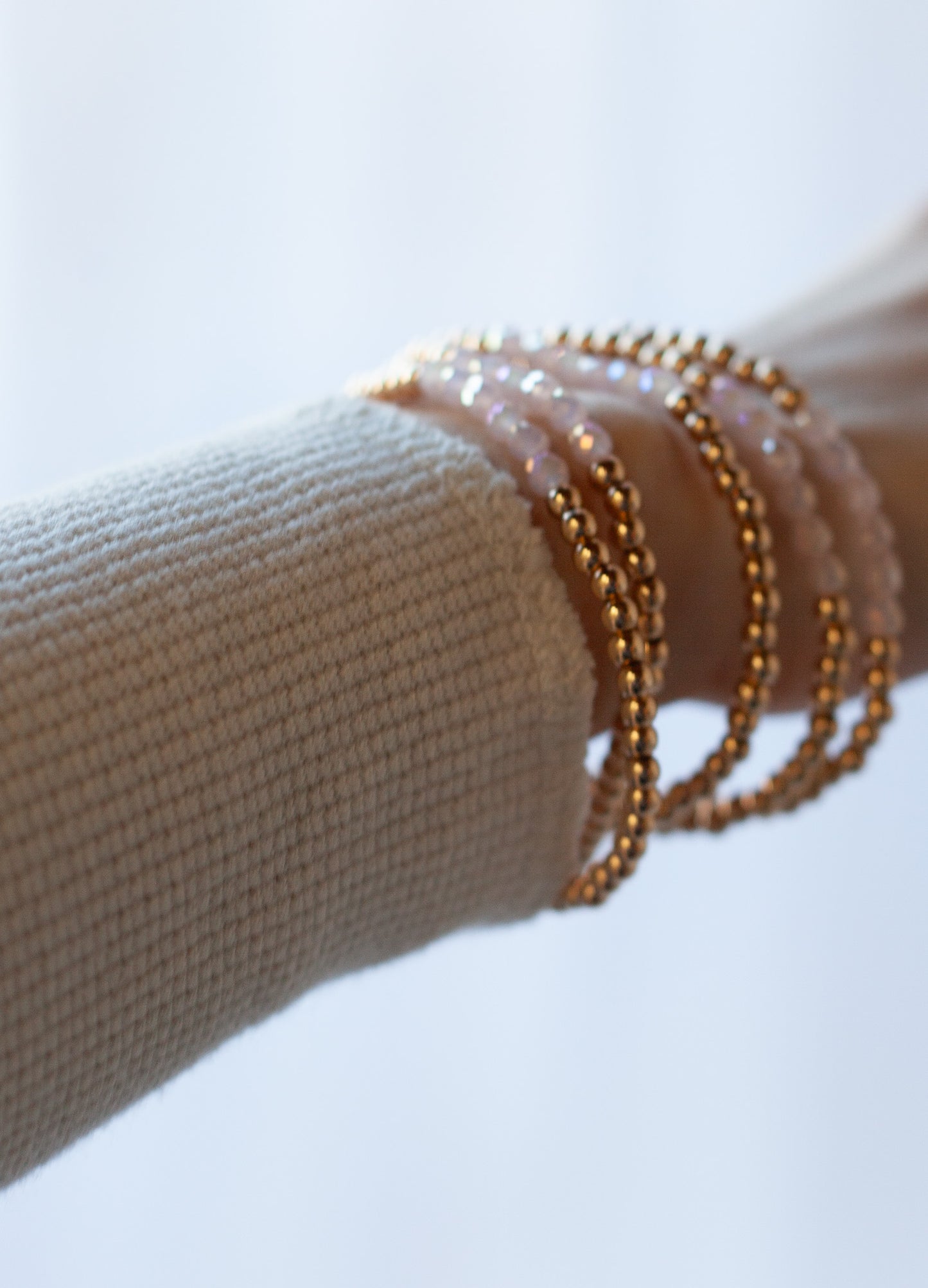 Water Resistant Beaded Line Bracelet - Shoppe3130
