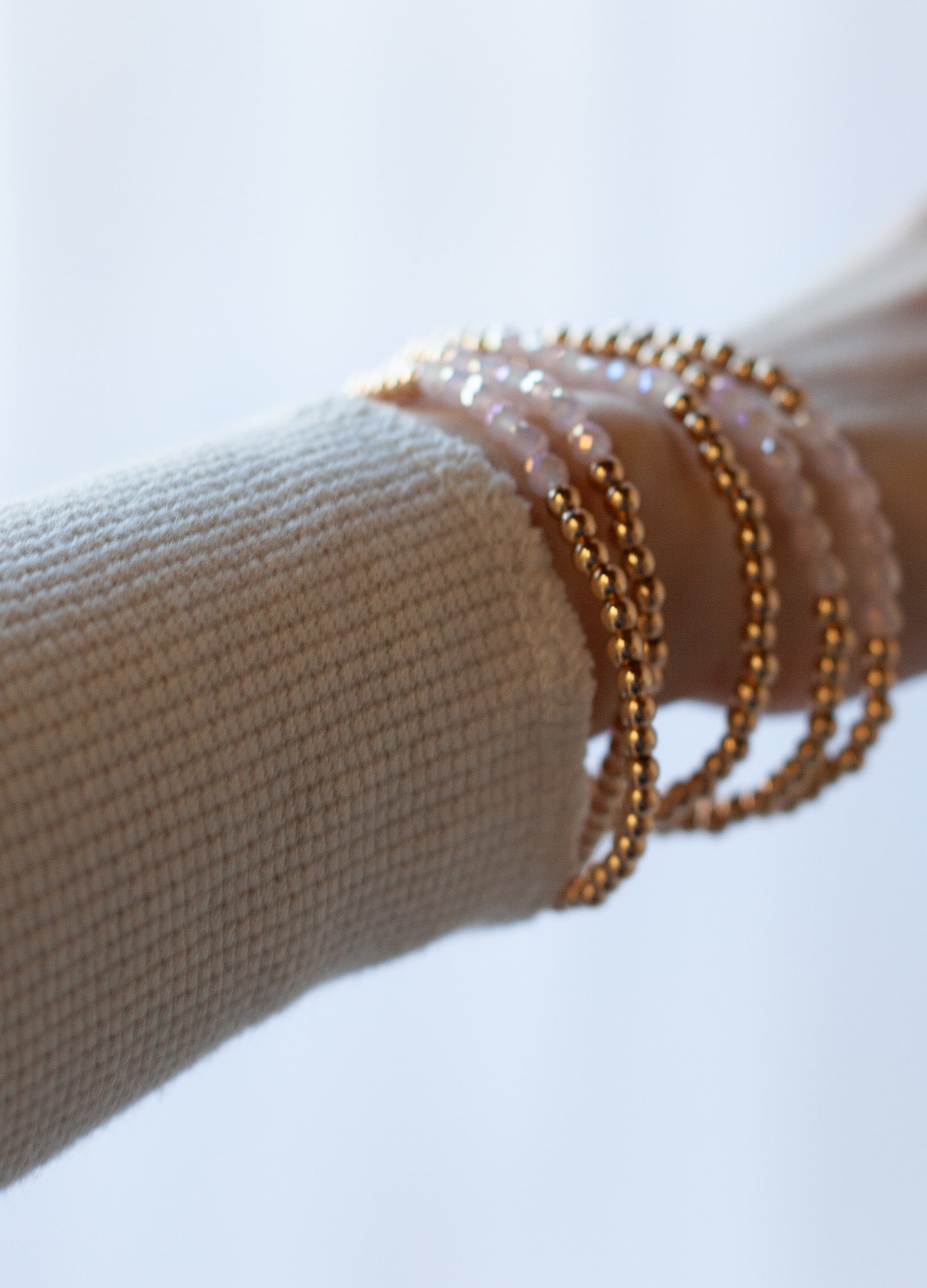 Water Resistant Beaded Line Bracelet - Shoppe3130