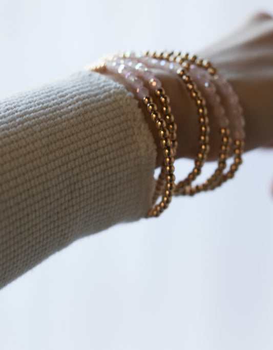 Water Resistant Beaded Line Bracelet - Shoppe3130