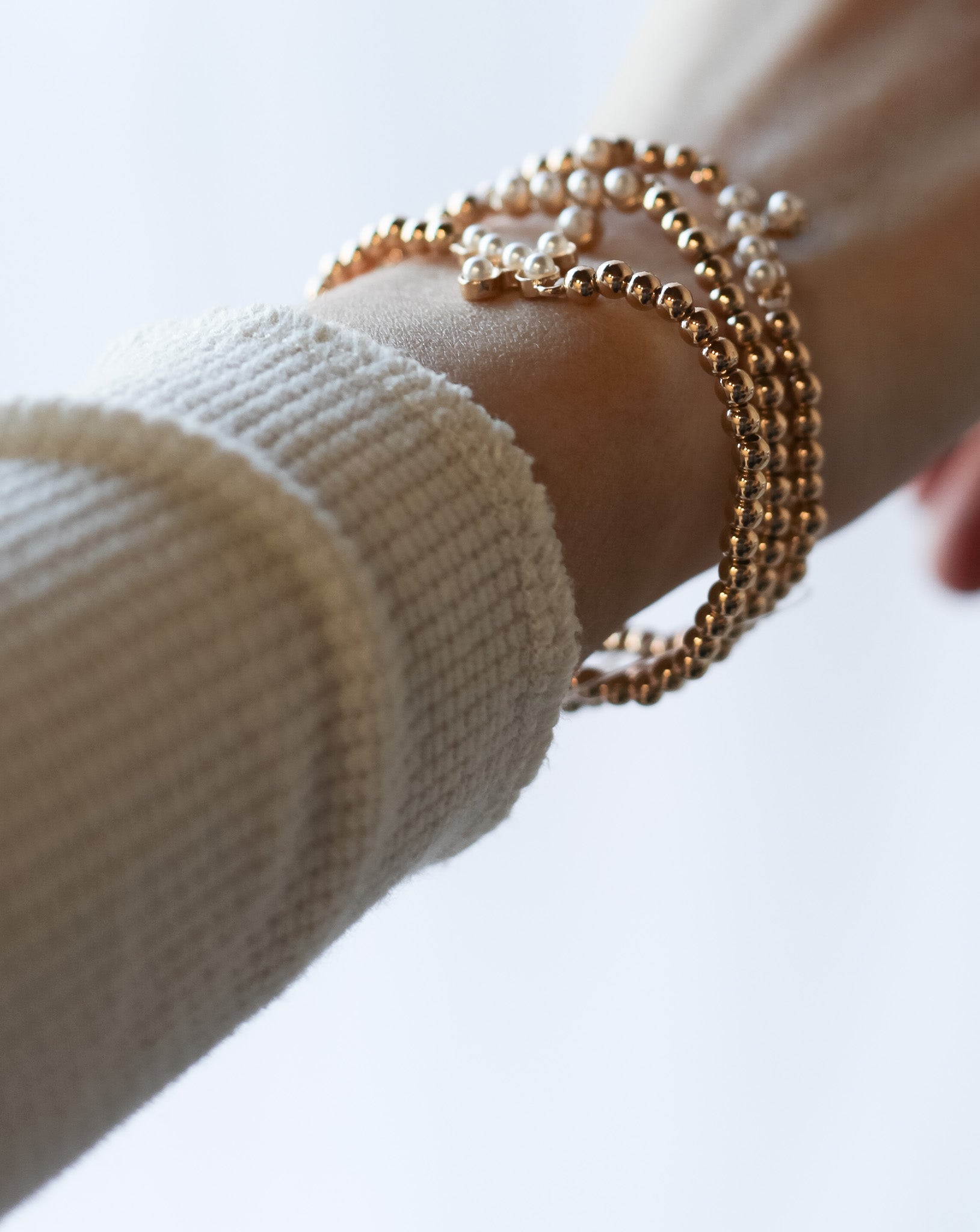 Cross On My Mind Bracelet Stack Water Resistant - Shoppe3130