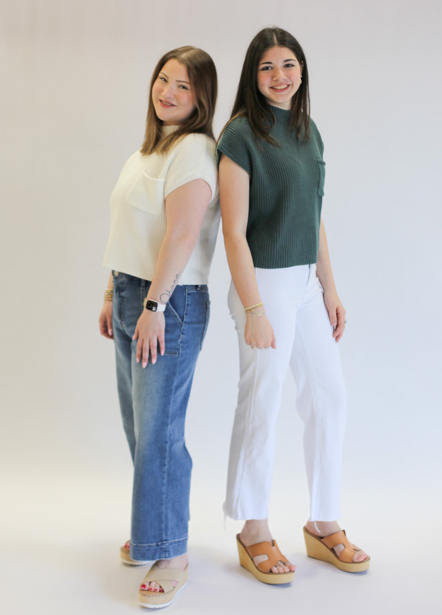 Oh Maybe Mock Neck Sleeveless Sweater - Shoppe3130