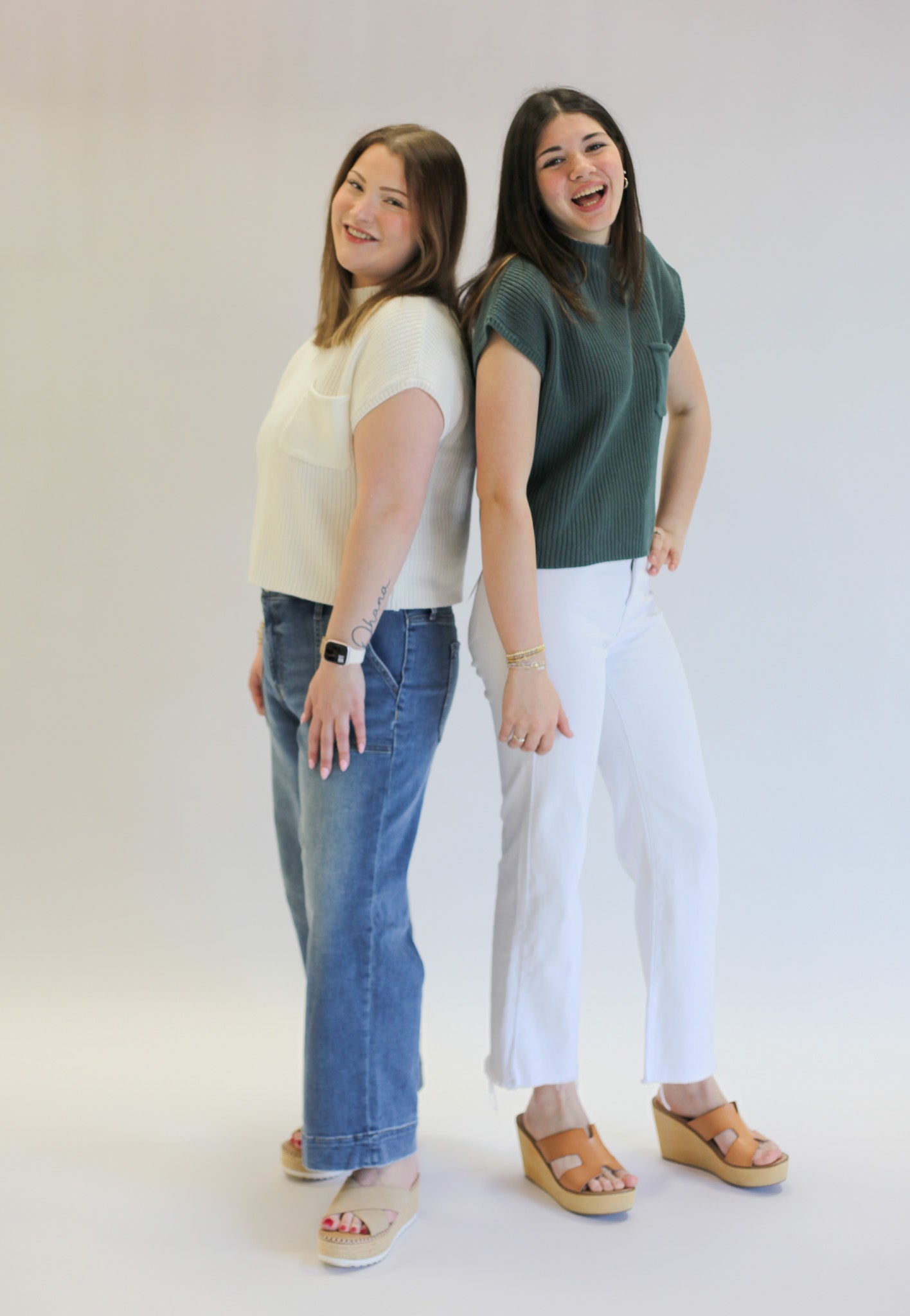 Oh Maybe Mock Neck Sleeveless Sweater - Shoppe3130