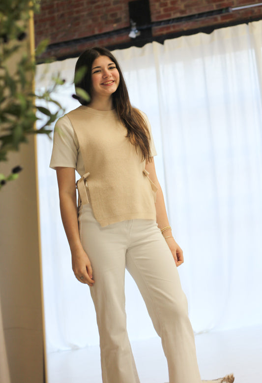 Wrap Me Up Tie Sweater Vest