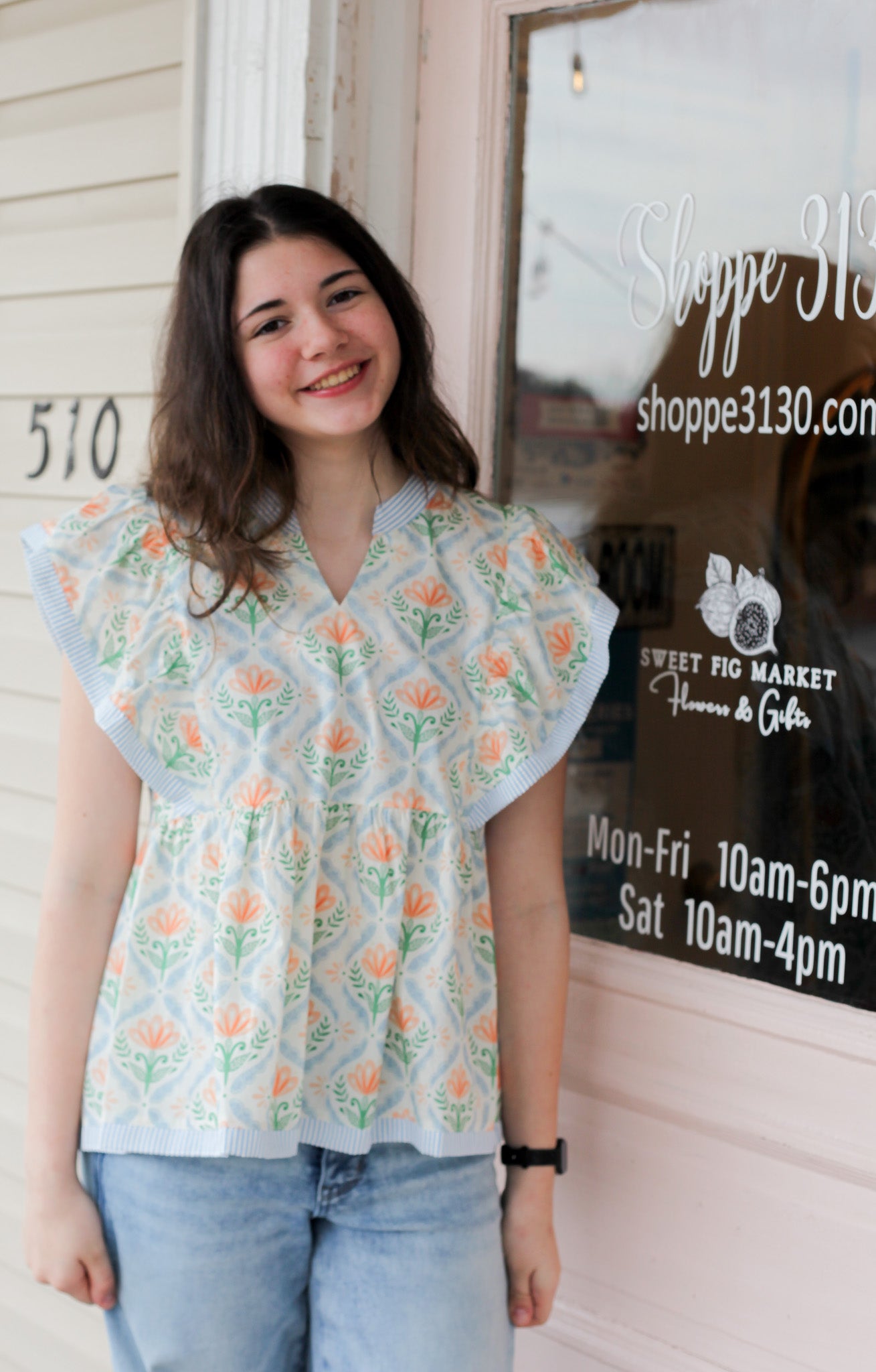 Tulip Dreams Ruffle Babydoll Top - Shoppe3130
